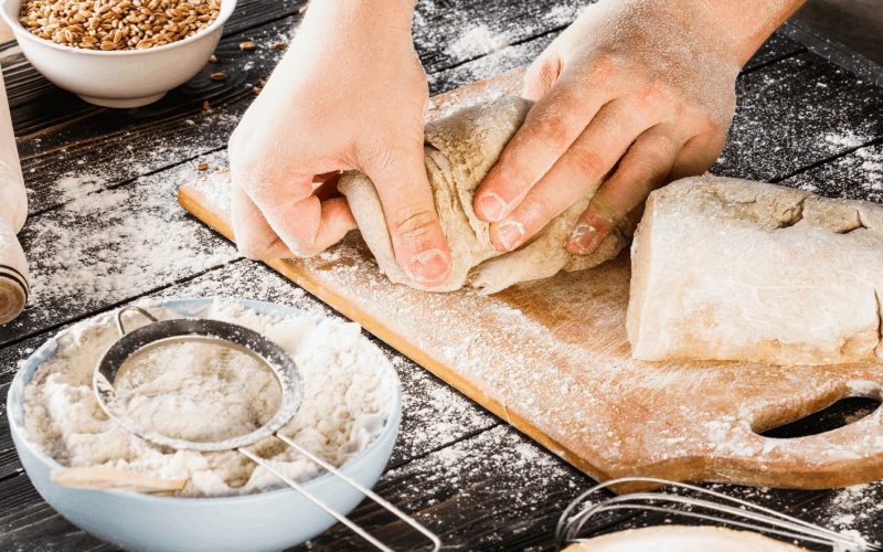 شل شدن خمیر نان